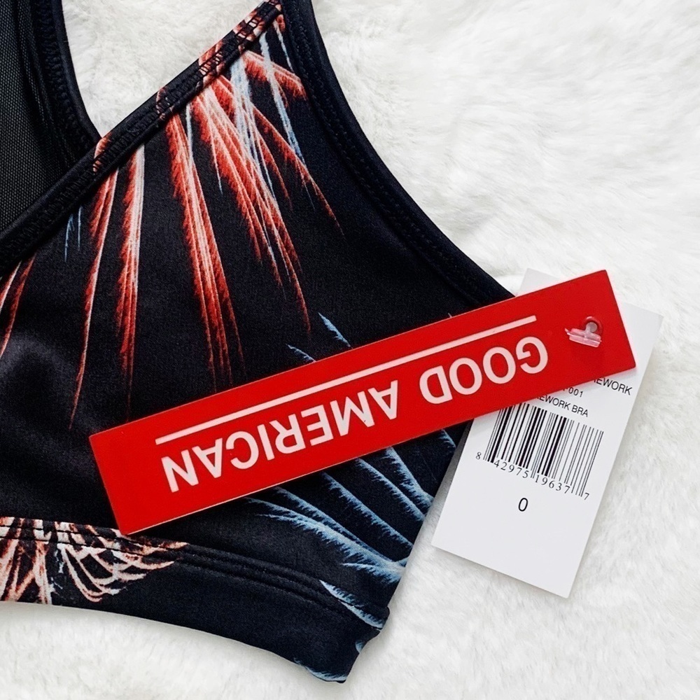 NWT Good American Barely There Bralette Fireworks - Picture 5 of 7
